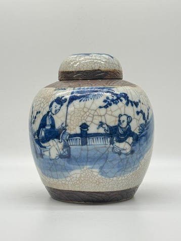 Vaas - Keramiek - China - Guangxu (1875-1908) - Nanking, Antiquités & Art