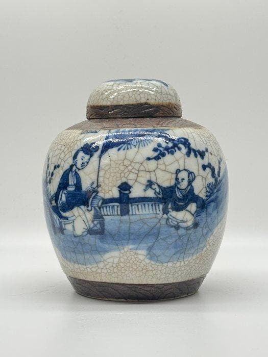 Vaas - Keramiek - China - Guangxu (1875-1908) - Nanking, Antiquités & Art, Antiquités | Autres Antiquités