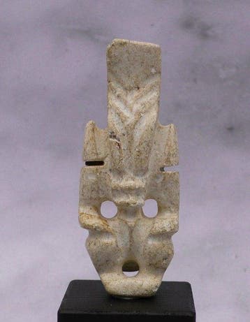 sculptuur, Hongshan Cultuur Alien Taïno achtige Gehoornde, Antiek en Kunst