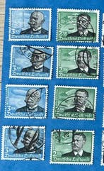 Duitse Rijk - 1934 Airmail Issue x3, Gestempeld