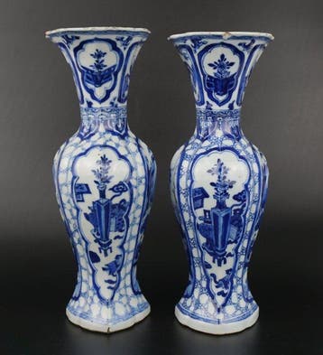 Vaas - Porselein - China - Kangxi (1662-1722)