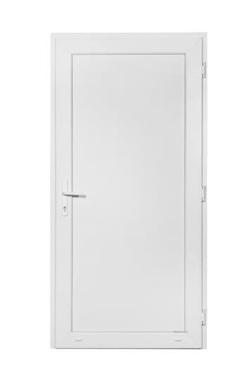 PVC Deur volpaneel Basic Plus b98xh204 cm antraciet R, Doe-het-zelf en Bouw, 80 tot 100 cm, Nieuw, Ophalen of Verzenden, Buitendeur