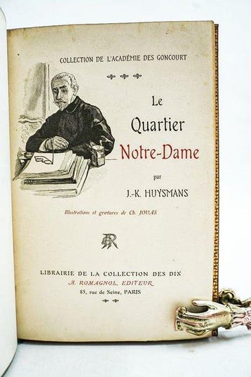 Joris-Karl Huÿsmans / Ch. Jouas - Le Quartier Notre-Dame -