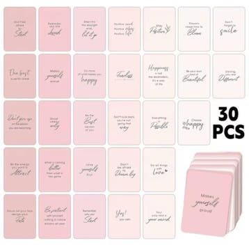 30 Motivatie kaarten - inspiratie kaartjes - positieve ka..., Diversen, Wenskaarten, Verzenden, Nieuw