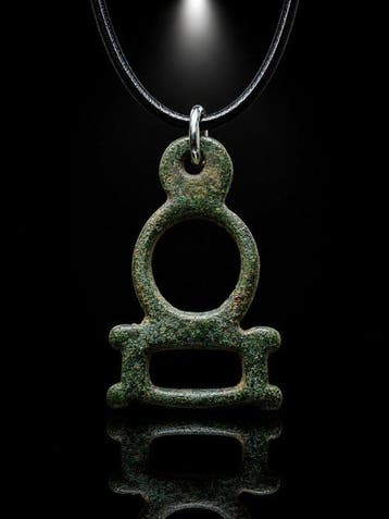 Keltische beschermende hanger - Brons Amulet (Zonder