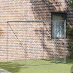 vidaXL Hondenbench Zilver 200 x 200 x 200 cm Gegevens staal, Verzenden