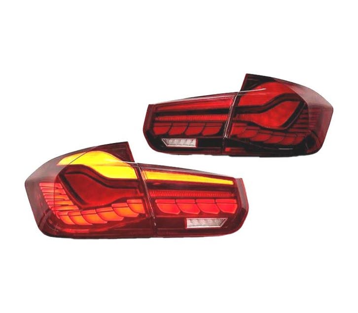 FEUX ARRIÈRE BMW F30 LIGHT BAR OLED FULL LED ROUGE, Auto-onderdelen, Verlichting, Verzenden