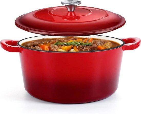2dekans | Castex Elegance Royal Gietijzeren Braadpan met, Huis en Inrichting, Keuken | Potten en Pannen, Ophalen of Verzenden
