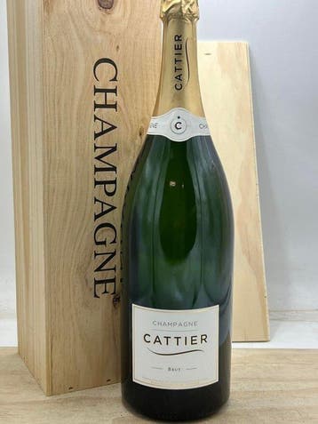 Cattier, Brut - Champagne - 1 Double Magnum/Jeroboam (3 l), Nieuw