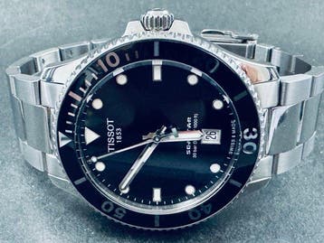 Tissot - Seastar - T120.410.11.051.00 - Homme - 2020 et, Handtassen en Accessoires, Horloges | Heren, Nieuw