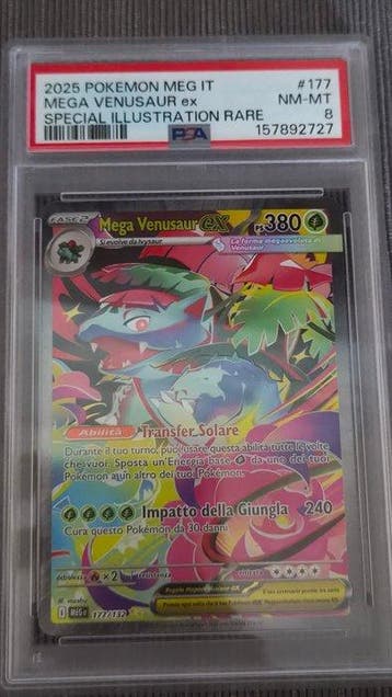 Pokémon - 1 Graded card - mega venusaur - PSA 8 - WOTC, Nieuw
