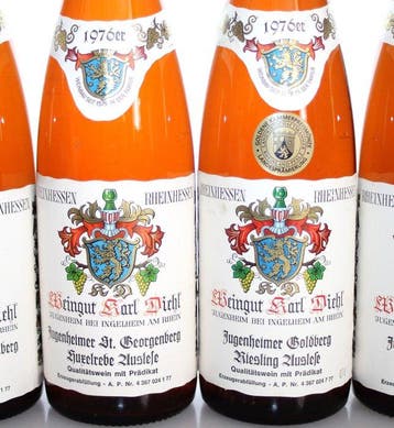 1976 Riesling Auslese + Huxelrebe Auslese - Jugenheimer, Nieuw