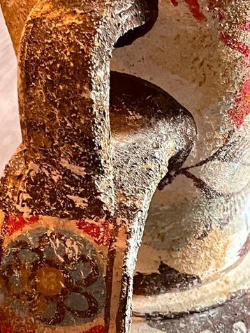 MK - Vaas met dubbele oren (2) - Aardewerk, Keramiek - Set, Antiek en Kunst
