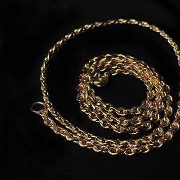 Collier à chaîne rope - Argent - Inde - Seconde moitié du