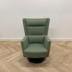 Kinnarps Apollo Relax fauteuil met draaiplateau, groen, Gebruikt, Zwart, Eén