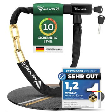 2dekans | MIVELO - Fietsslot Kettingslot - 100 cm Lang & 8, Ophalen of Verzenden, Nieuw