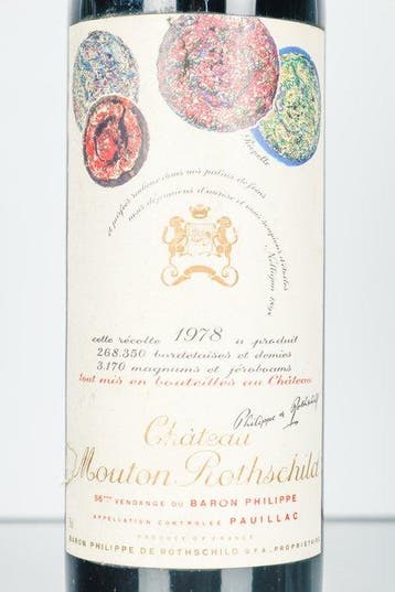 1978 Château Mouton Rothschild - Pauillac 1er Grand Cru, Verzamelen, Nieuw