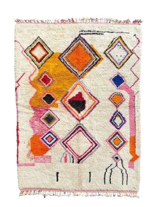 Moderne Marokkaanse Beni Ourain Tapijt – Handgeweven, Maison & Meubles, Ameublement | Tapis & Moquettes