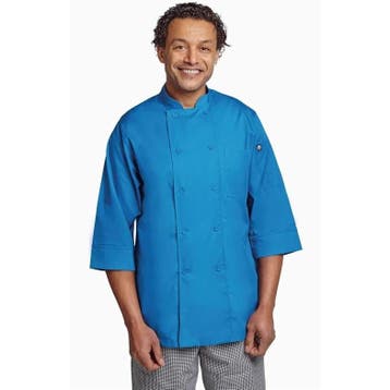 Koksbuis | COLOUR | Polyester/Katoen | Blauw | 3/4 Mouw |, Verzenden