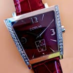 Corum - Trapeze Burgundy Diamonds - 106.406.47/0012 DP51 -, Nieuw
