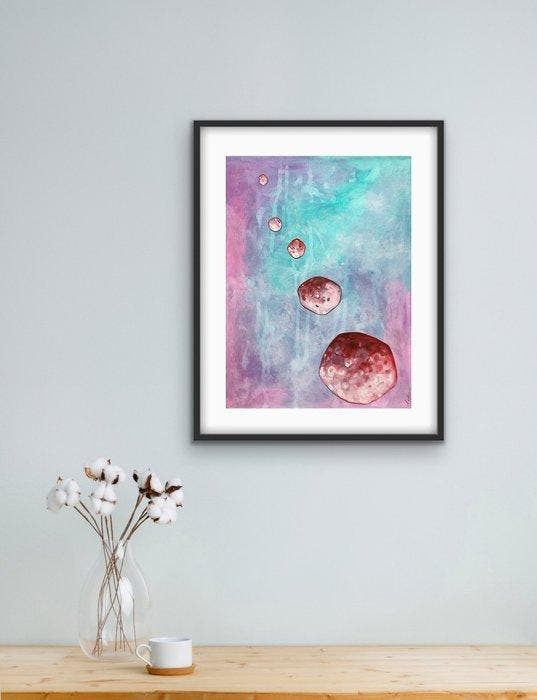 Lotte Teussink - Studio Works #4 – Original painting on, Antiek en Kunst, Kunst | Schilderijen | Modern