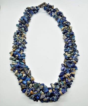 Prachtige lapis lazuli handgemaakt, gratis verzending -