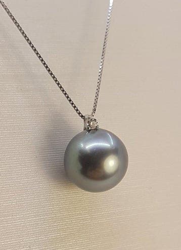 Sans prix de réserve - Collier avec pendentif - 14 carats Or