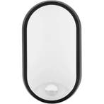 LED Wandlamp met Sensor 15W - Zwart Ovaal & Witte Vloerlamp,, Verzenden