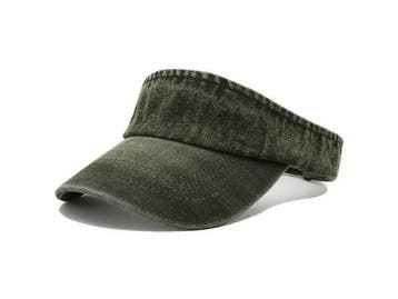 Veiling - Denim zonneklep - donkergroen, Vêtements | Femmes, Chapeaux & Casquettes