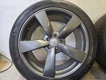 Audi S Line Q3 Q4 Q5 Etron 20 inch velgen zomerbanden 5x112, Auto-onderdelen, 275 mm, Banden en Velgen, Nieuw, Ophalen of Verzenden