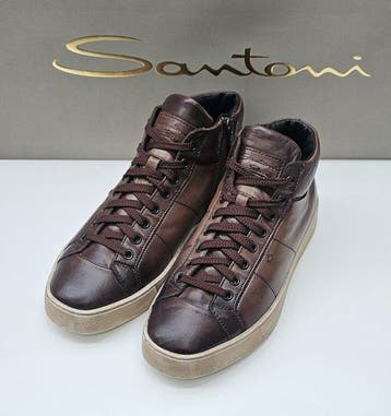 Santoni - Sneaker alte - Sneakers - Maat: EU 41.5 - Nieuw, Nieuw