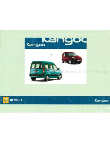 2007 RENAULT KANGOO INSTRUCTIEBOEKJE FRANS