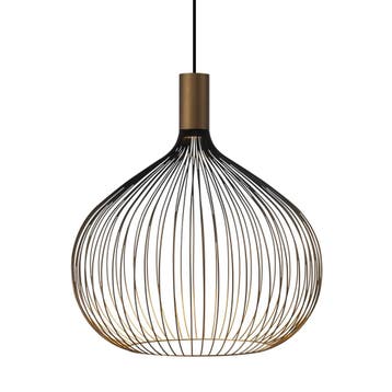 Moderne Hanglampen Isabel Hanglamp Zacht Brons, Verzenden, Nieuw