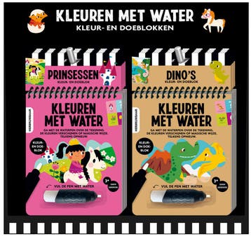 Display Kleuren Met Water 2T X 5E (Dino + Prinsessen) |, Boeken, Verzenden, Nieuw
