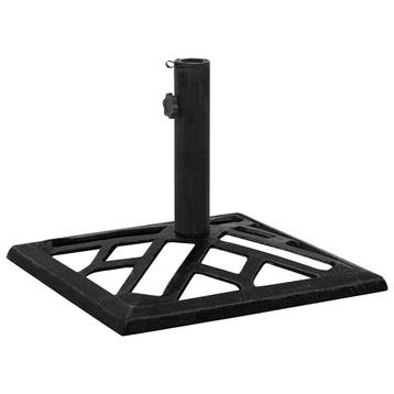 vidaXL Parasolvoet 44x44x31 cm gietijzer zwart, Verzenden, Nieuw