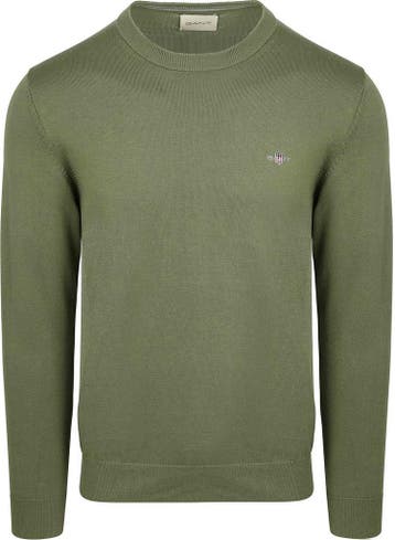 Gant Pullover Groen maat Maat 52/54 (L) Heren, Vêtements | Hommes, Verzenden