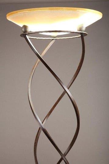 Staande lamp - Metaal, Glas, Steen