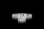 Bague - 14 carats Or blanc - 2.51ct. tw. Diamant (Cultivé en