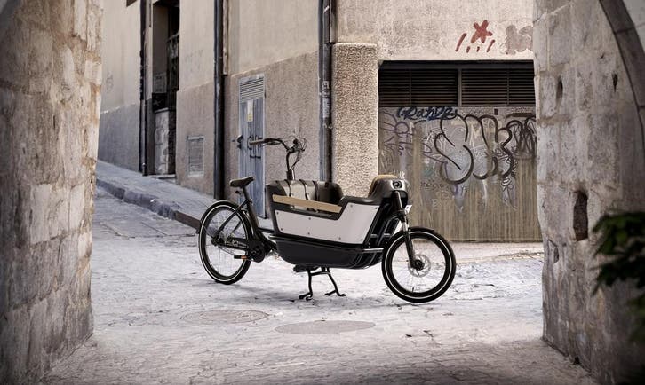 Royal Cargo Bike 2W Premium Elektrische Bakfiets 2wieler, Fietsen en Brommers, Fietsen | Bakfietsen, 3 kinderen, Elektrisch, Huif
