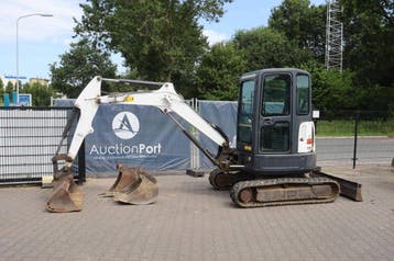 Veiling: Rupsgraafmachine Bobcat E35 Diesel 24kW 2017, Ophalen