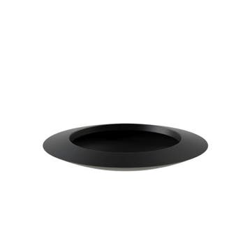 Polyester plantenbak Ø120x20cm - Met bodem, Kunststof, Minder dan 30 cm, 100 cm of meer, Rond