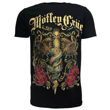 Mötley Crüe Exquisite Dagger T-Shirt - Officiële Merchandise