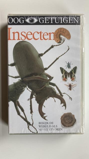 OOGGETUIGEN INSECTEN (IN SEAL) (VHS), Cd's en Dvd's, Gebruikt