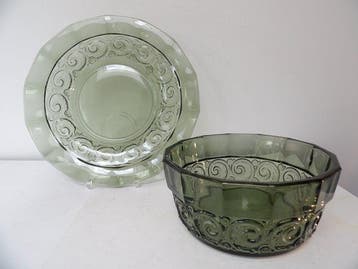 Val Saint Lambert - Charles Graffart - Schaal (2) - Rosette