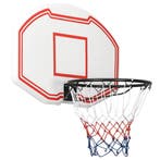 vidaXL Basketbalbord 90x60x2 cm polyetheen wit, Verzenden