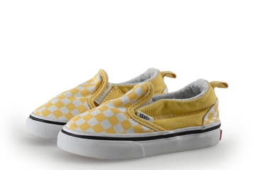 Vans Instappers Meisjes in maat 22 Geel, Kinderen en Baby's, Jongen of Meisje, Schoenen, Zo goed als nieuw, Vans