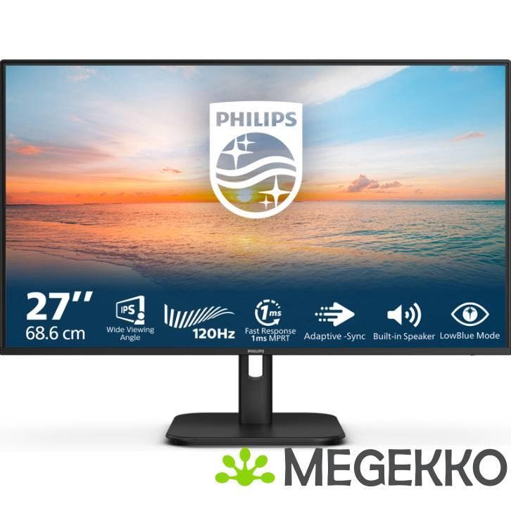 Philips 27E1N1200A/00 27  Full HD 120Hz IPS Monitor, Computers en Software, Overige Computers en Software, Nieuw, Verzenden