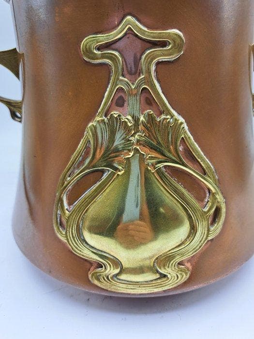 WMF / Geislingen - Pot - Cuivre, Laiton - Bowlpot, Antiek en Kunst, Kunst | Designobjecten