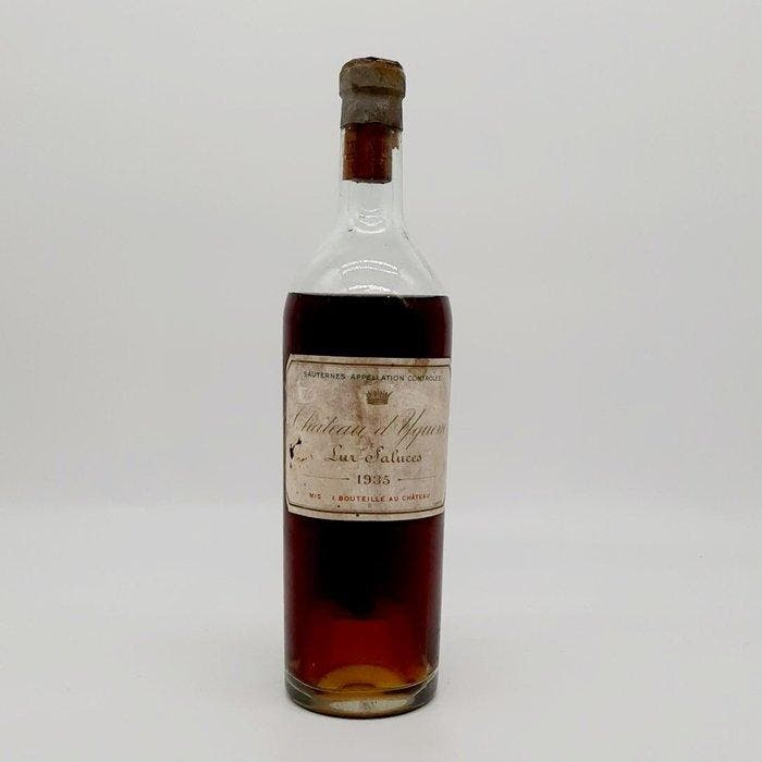 1935 Chateau dYquem - Sauternes 1er Cru Supérieur - 1 Fles, Collections, Vins
