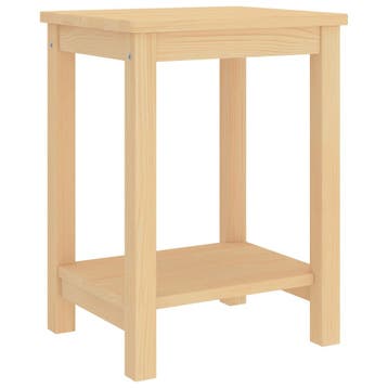 vidaXL Nachtkastje 35x30x47 cm massief grenenhout naturel, Verzenden, Nieuw